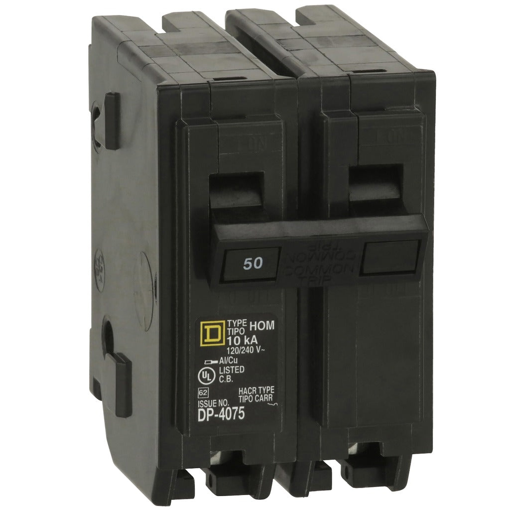 Square D 2 Pole 50A Circuit Breaker