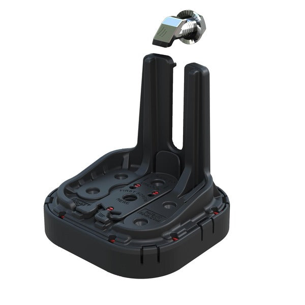 Instaflash2 with Dovetail T-Bolt | Black | Durable Solar Mounting Solution